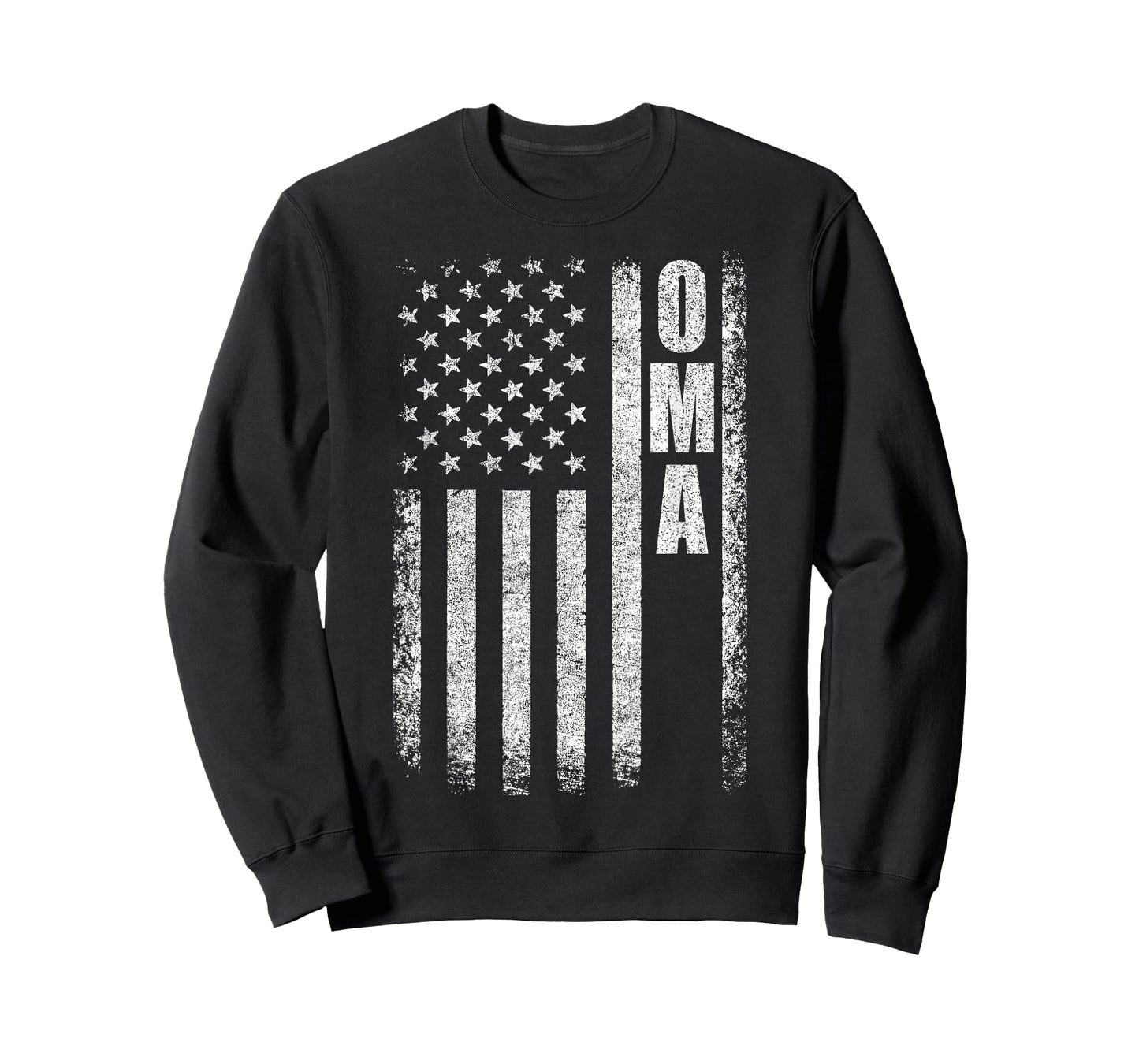 Proud Oma American Flag Mother's Day Patriotic T-Shirt