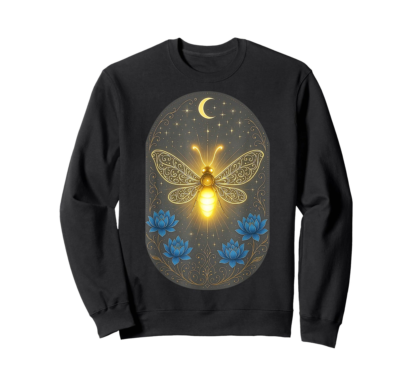 Luminous Firefly Art for Nature Lovers Night Sky Enthusiasts T-Shirt