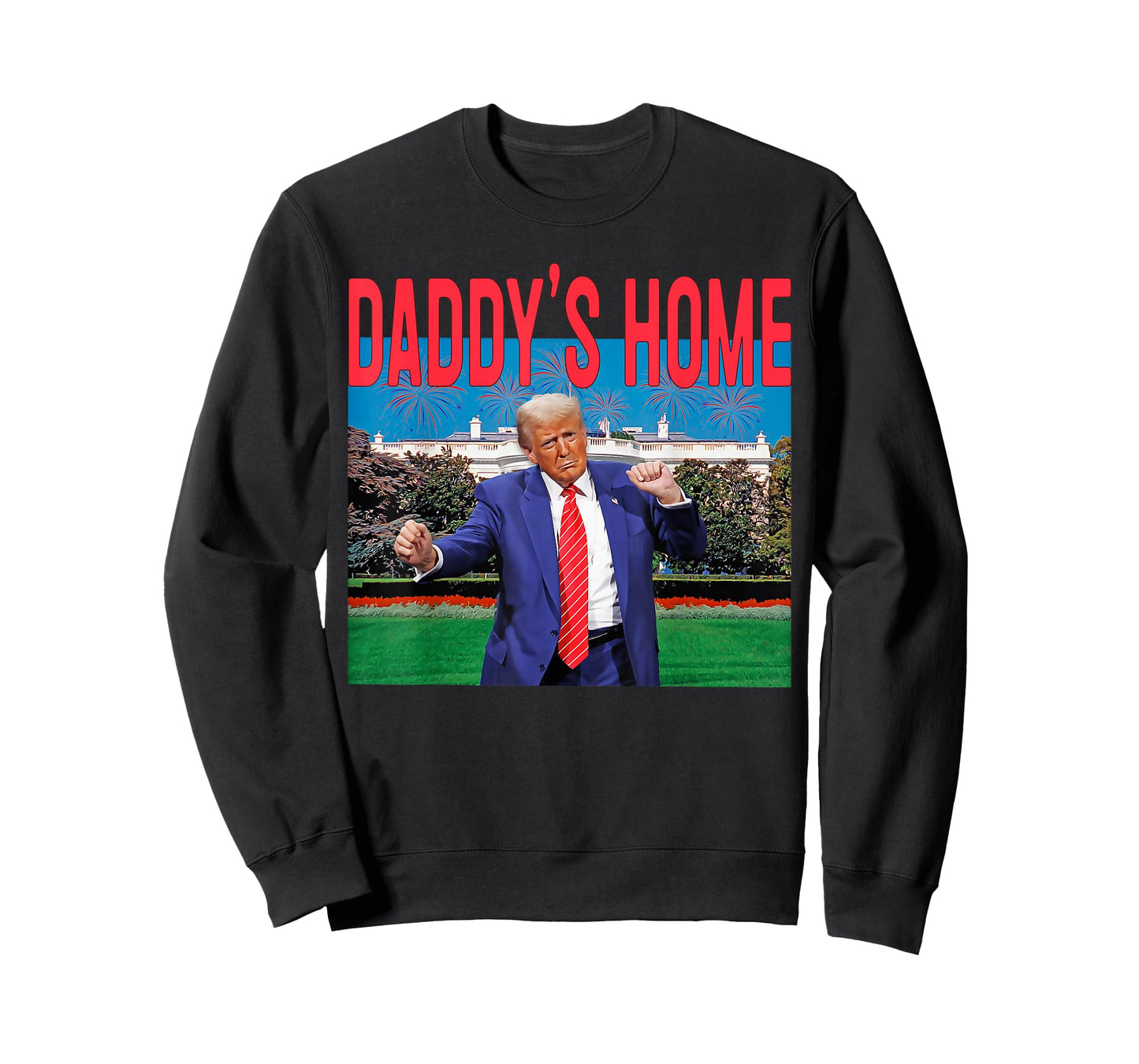 Daddy's Home Trump Pink Trump 2024 Take America Back T-Shirt