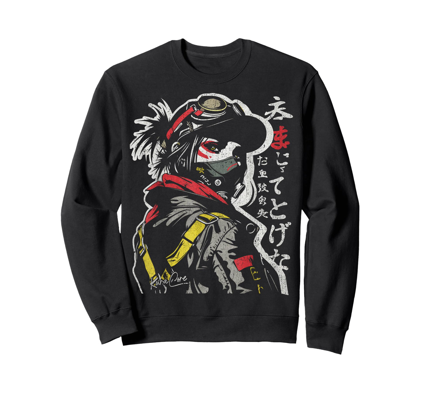 Japanese Streetwear Cyberpunk Y2K Techwear Retro Manga Anime T-Shirt