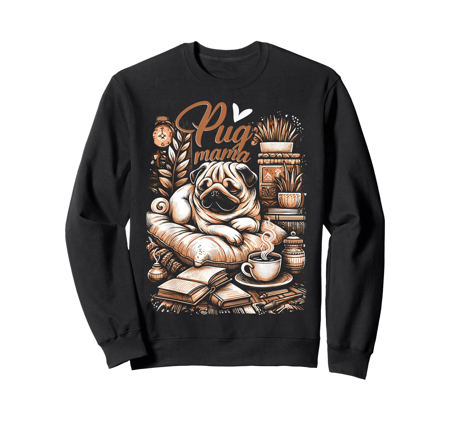 Pug Mama Pug Mom Puppy T-Shirt