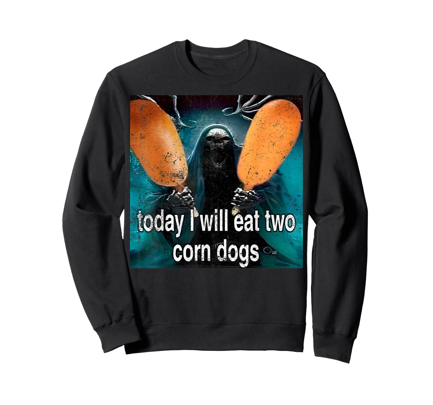 Today I Will Eat Two Corn Dogs Funny Meme Corndog Lover Joke T-Shirt