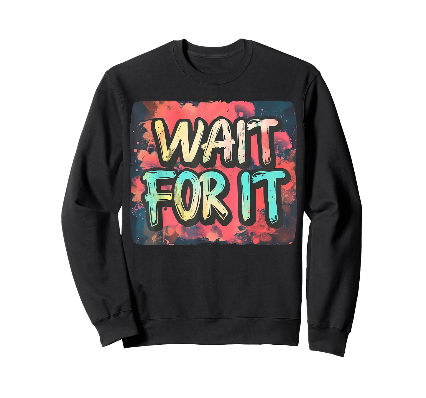 Dynamic Wait for It Emblem for a Playful Twist T-Shirt