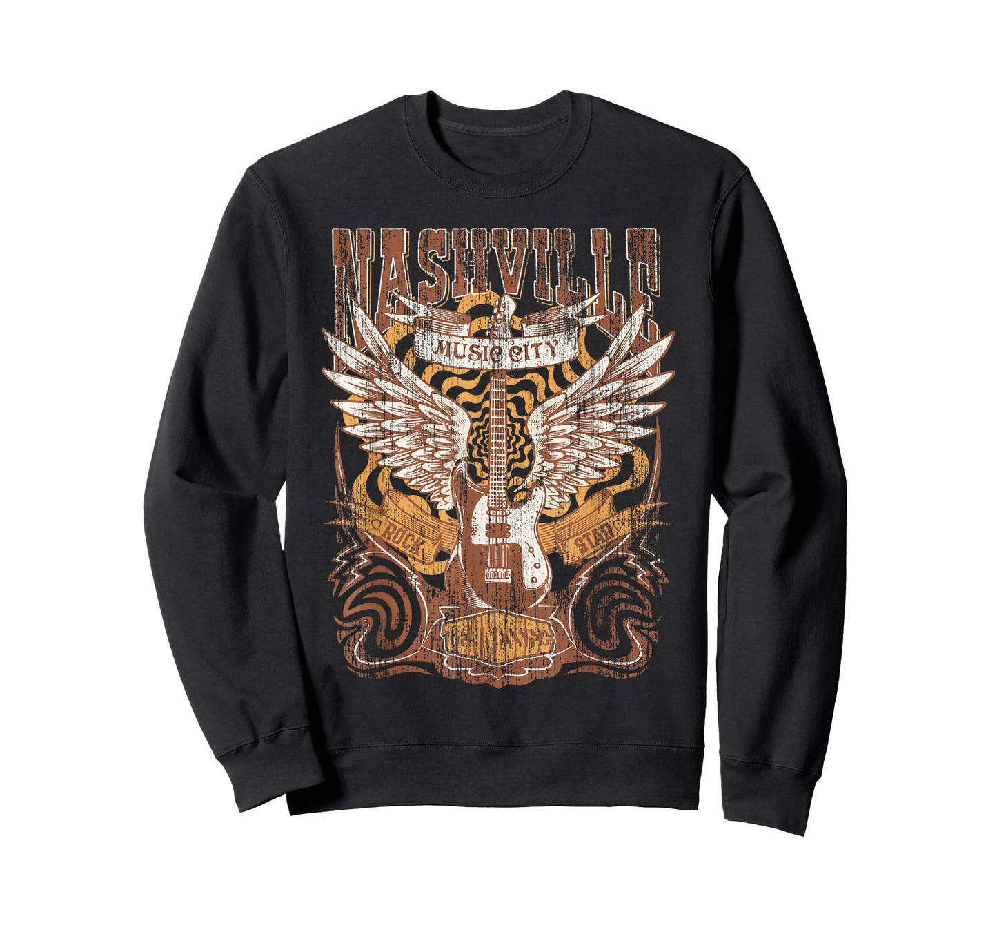 Nashville Tennessee Guitar Country Music City Guitarist Gift T-Shirt