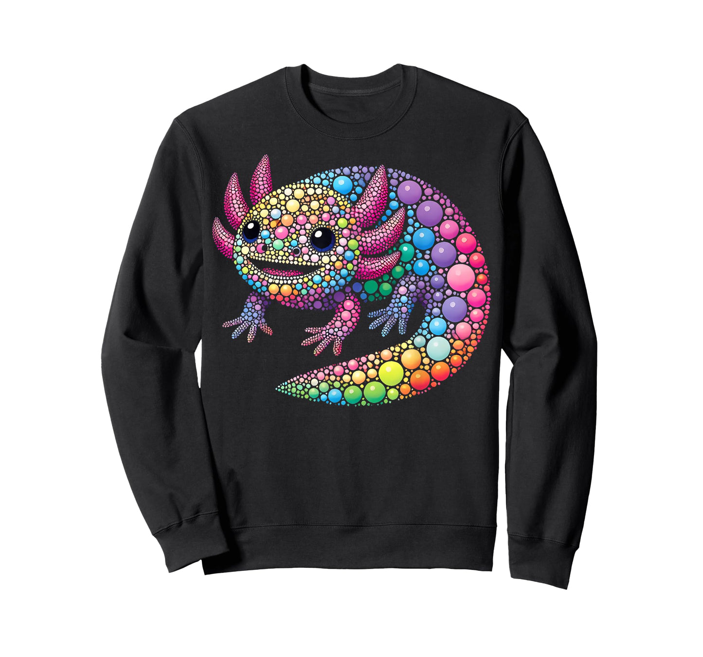 Happy Dot Day Colorful Polka Dot Cute Axolotl Boys Girls Kid T-Shirt
