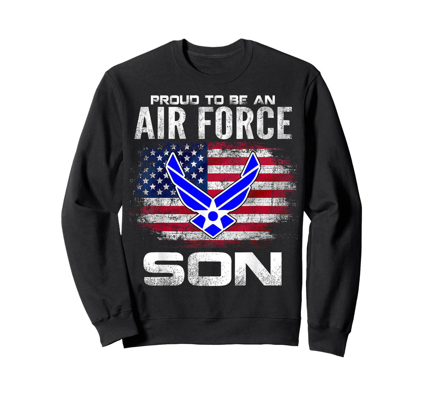 Proud To Be An Air Force Son With American Flag Gift T-Shirt
