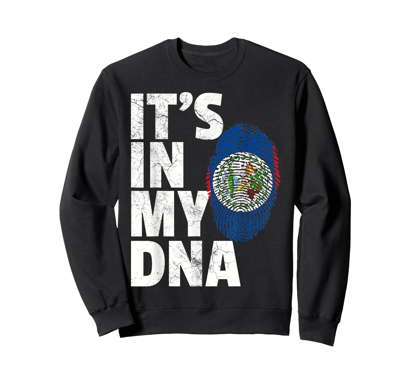 IT'S IN MY DNA Belize Flag Official Pride Gift Country Home T-Shirt
