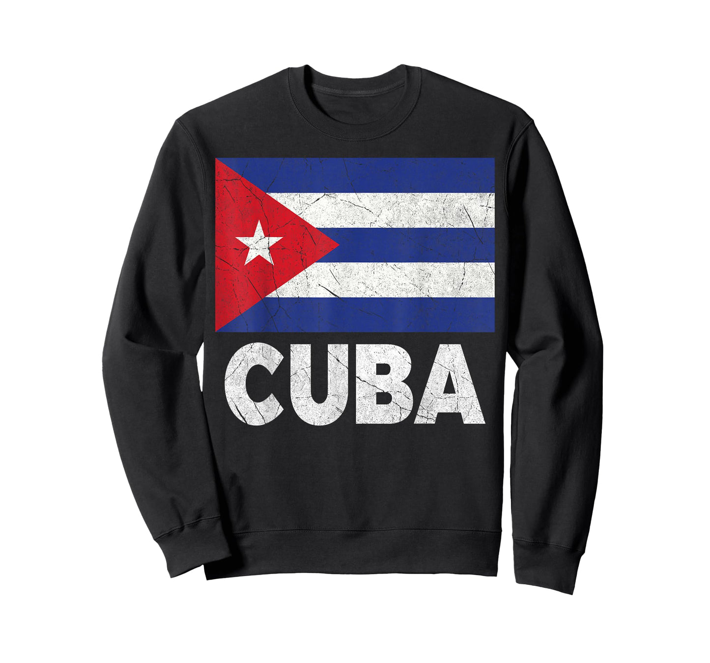 Cuban Flag Cuba Cubano Cubana Vintage Distressed Birthday T-Shirt