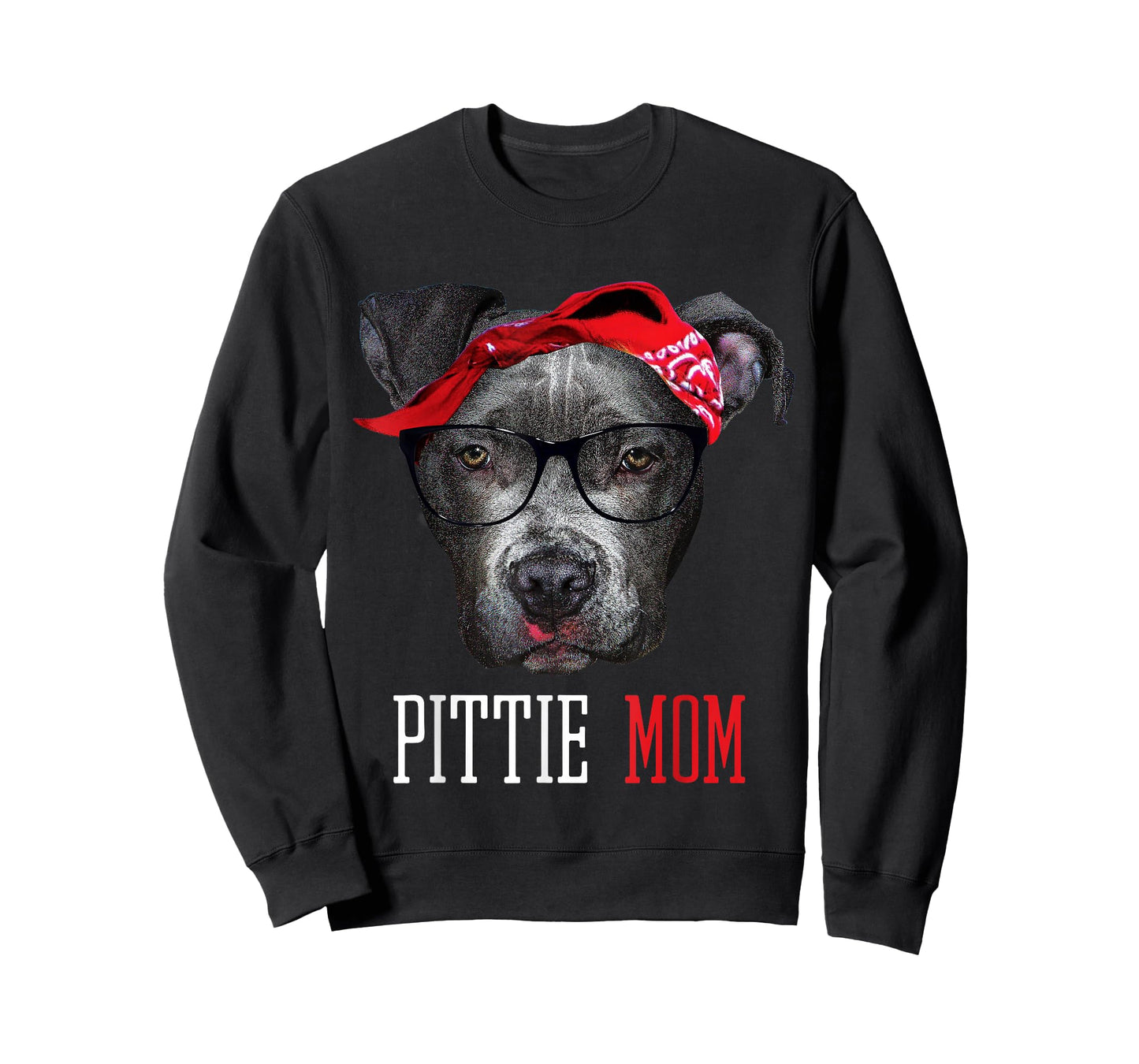 Pittie Mom Pitbull Dog Lovers Mothers Day Women T-Shirt