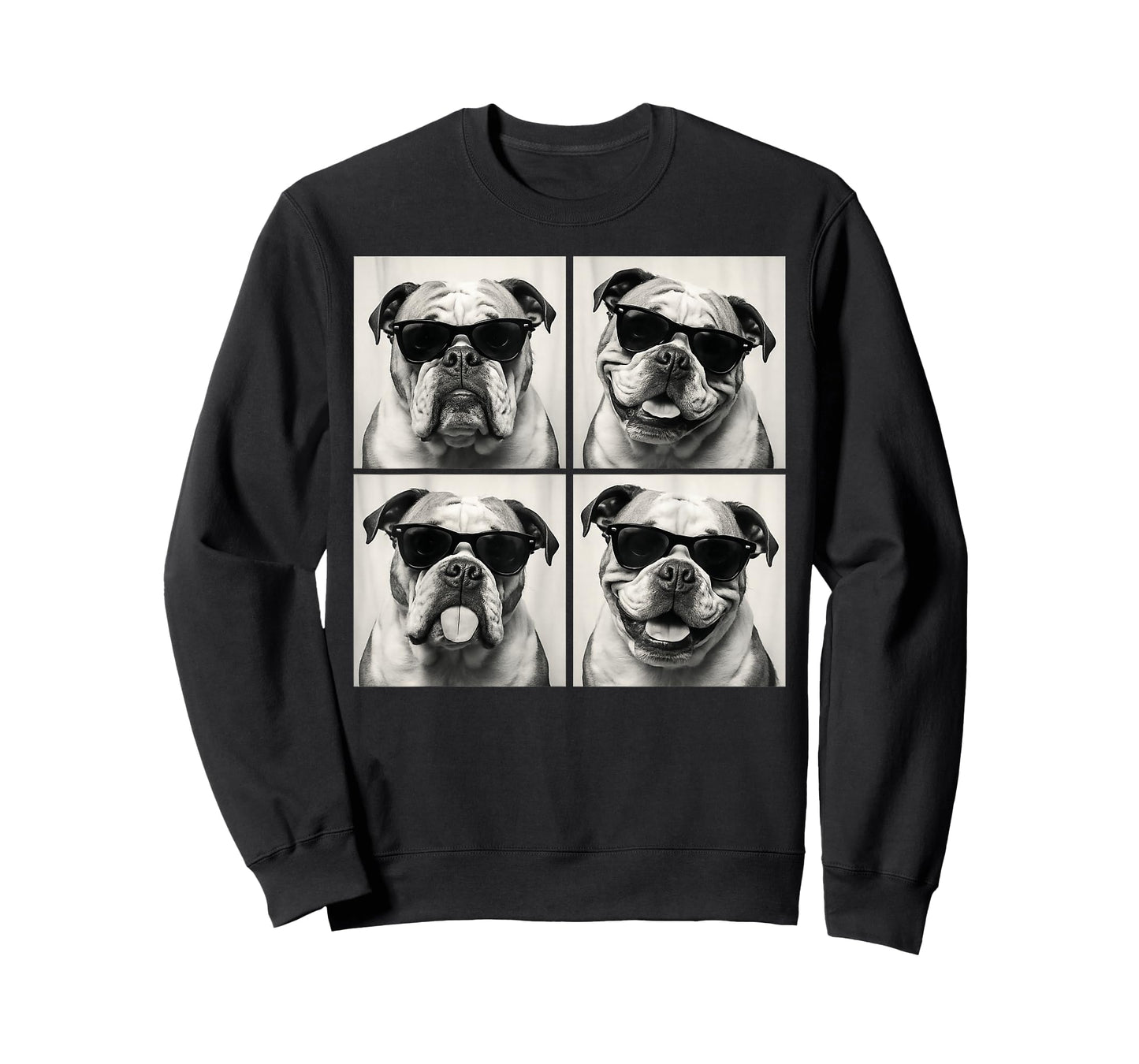 Funny English Bulldog Dog Lover Cute Bulldog Photo Booth T-Shirt