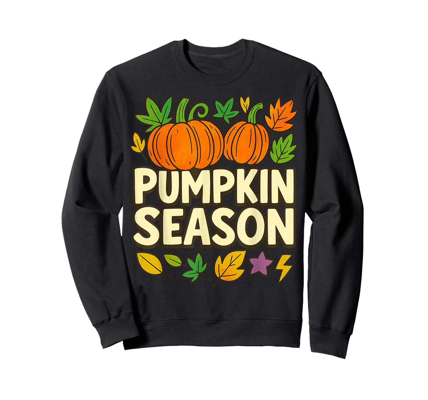 Pumpkin Season Thanksgiving Coquette Bow Autumn Fall Leaves T-Shirt