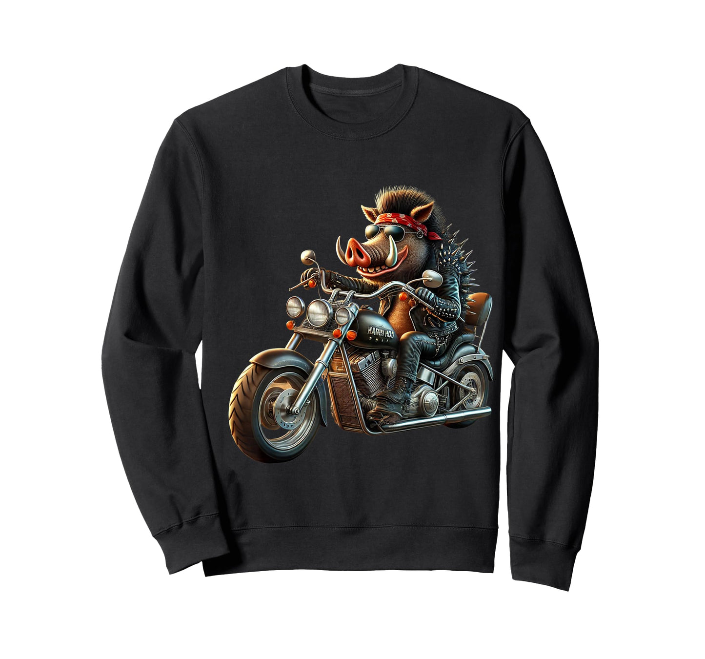 Hot Rod Hog | Funny Biker Warthog Motorcycle Rider T-Shirt