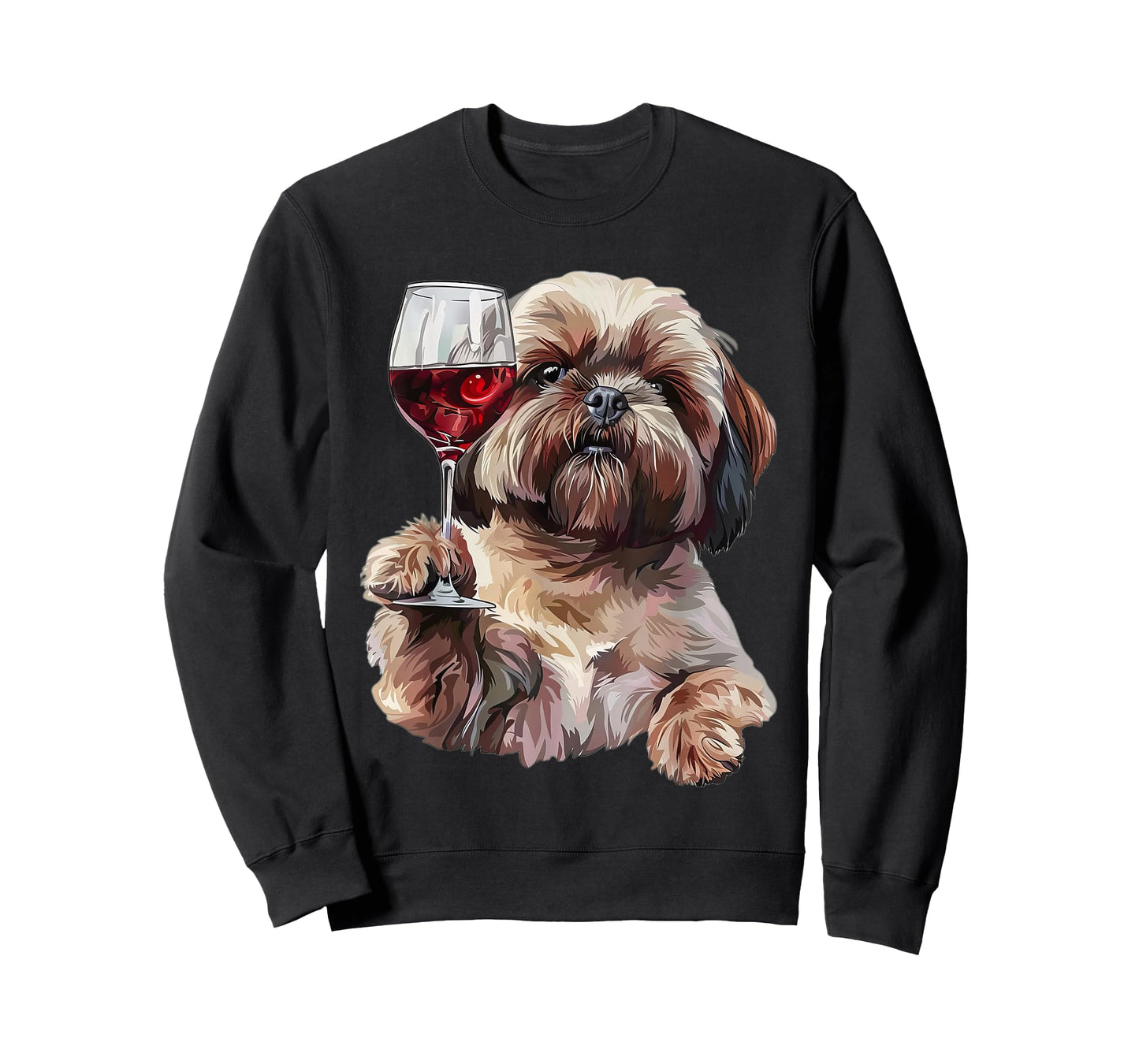 Shih Tzu Wine T-Shirt