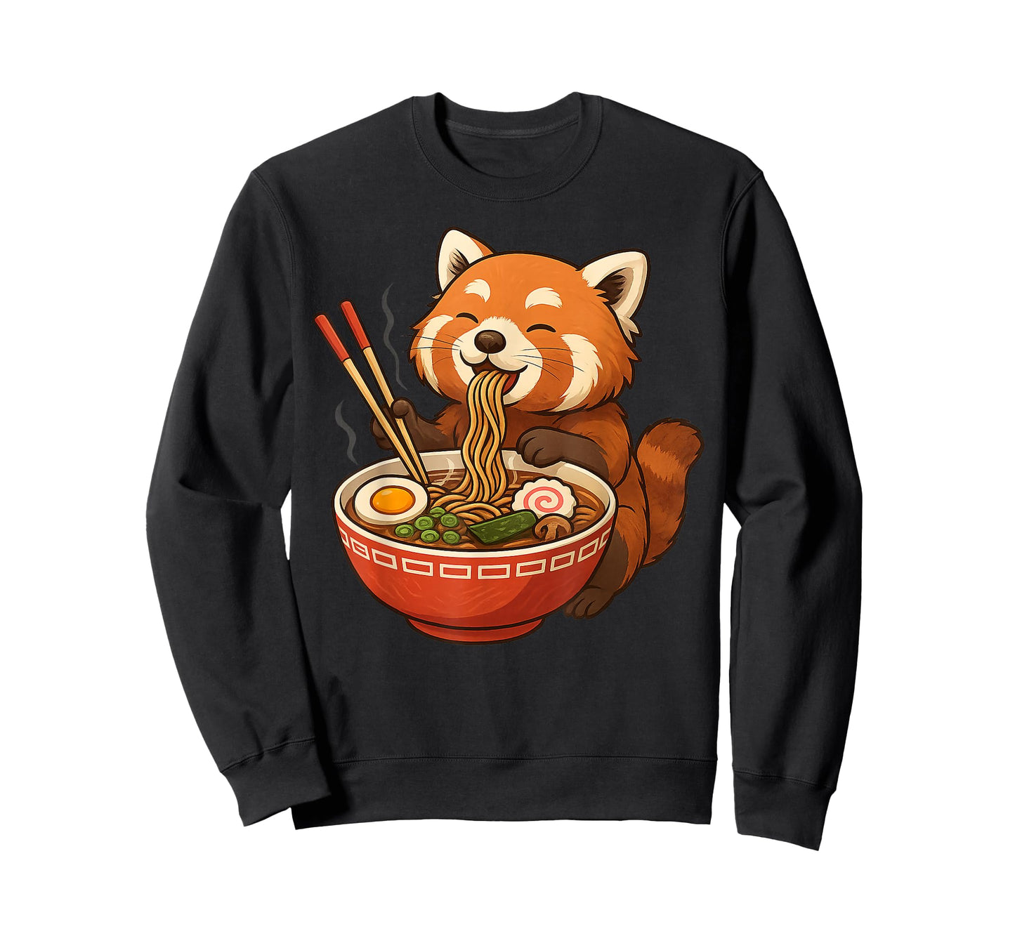 Red Panda Ramen Lover Anime Noodle Tee Japanese Kawaii Food T-Shirt