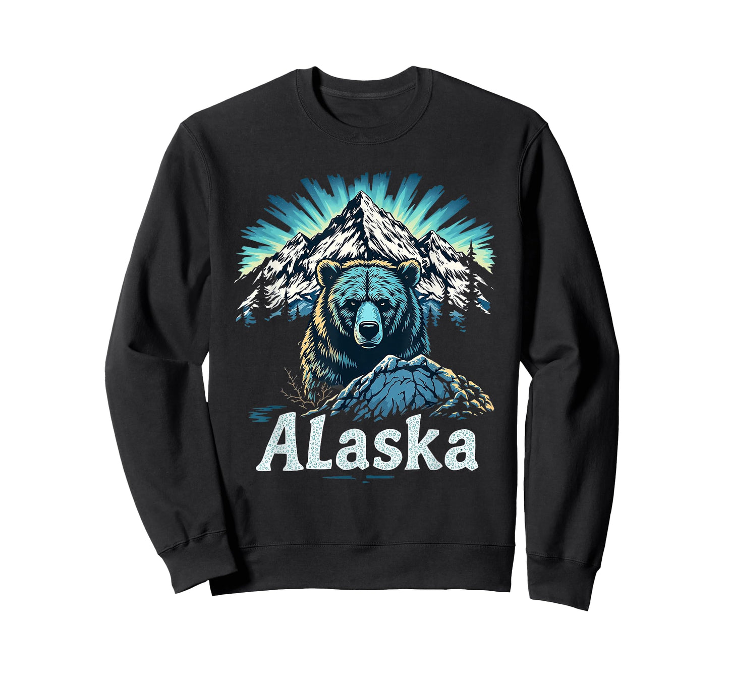 Retro Alaska Home State AK Mountain Sunset Vintage T-Shirt