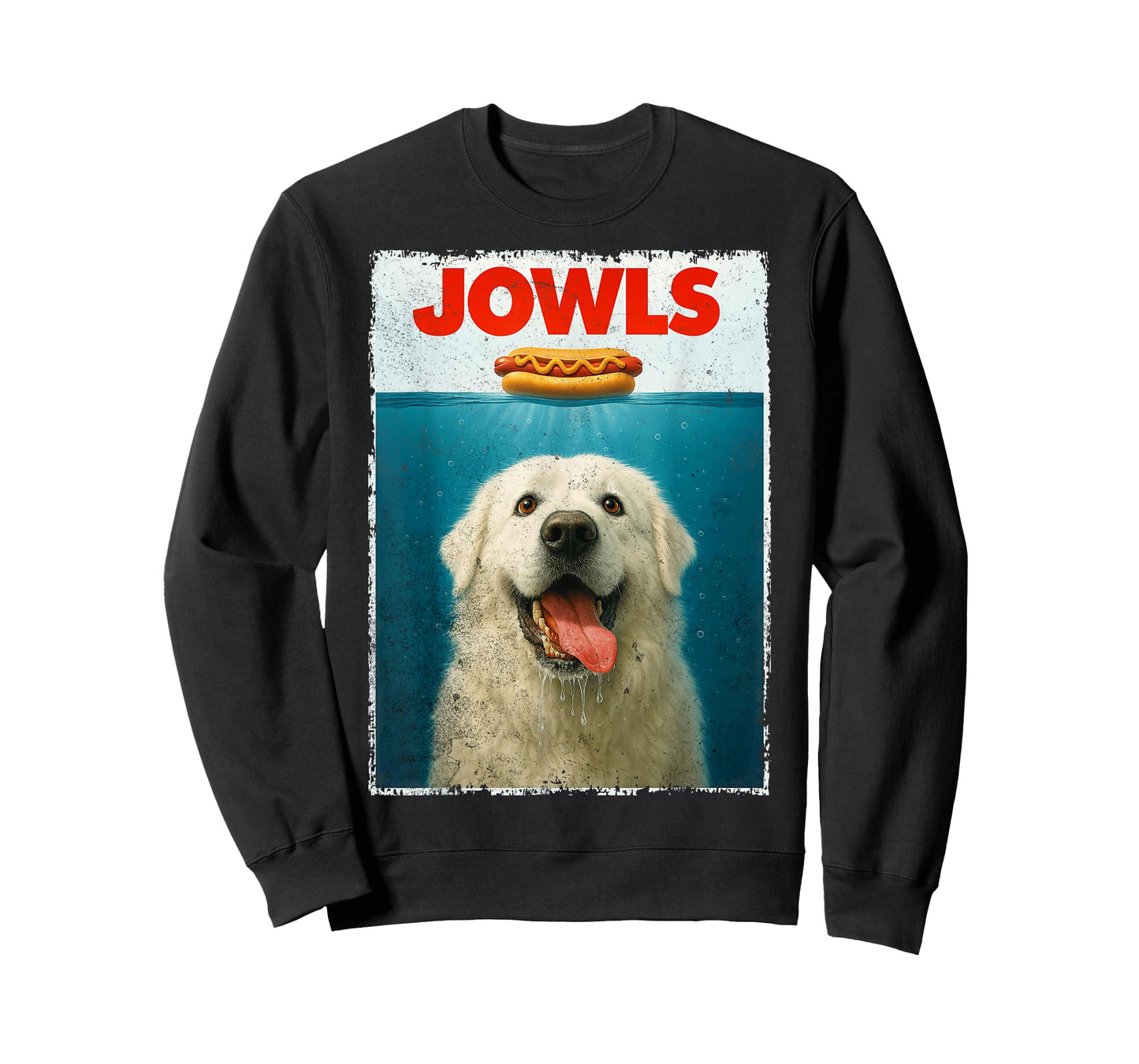 Great Pyrenees Jowls Gentle Giant Funny Dog Dad Dog Mom Top T-Shirt