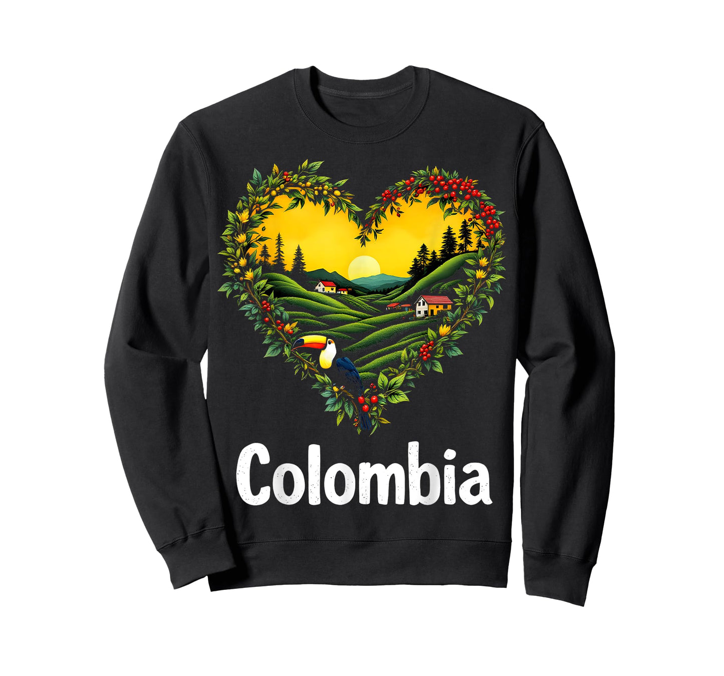 Colombia Coffee Heart T-Shirt