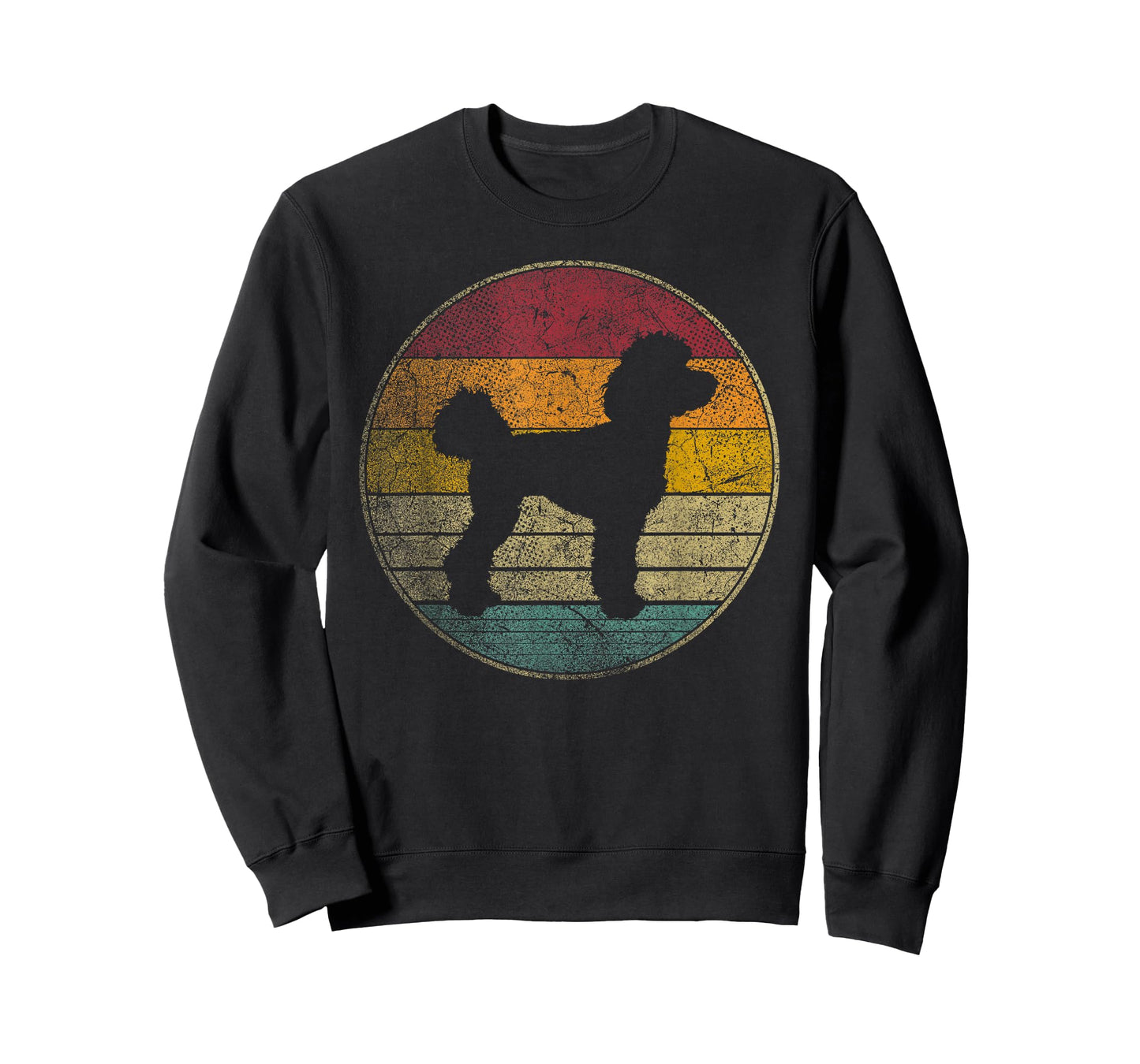Poodle Dog - Vintage Funny Retro 70's 80's Men Women T-Shirt