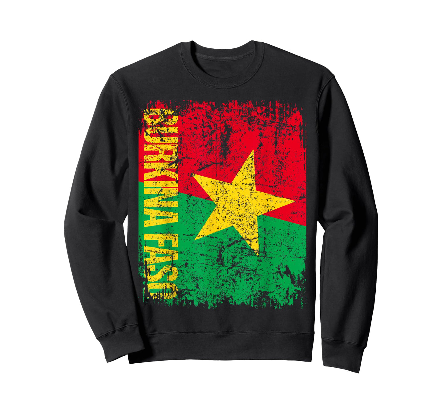 BURKINA FASO Flag Vintage Distressed BURKINA T-Shirt