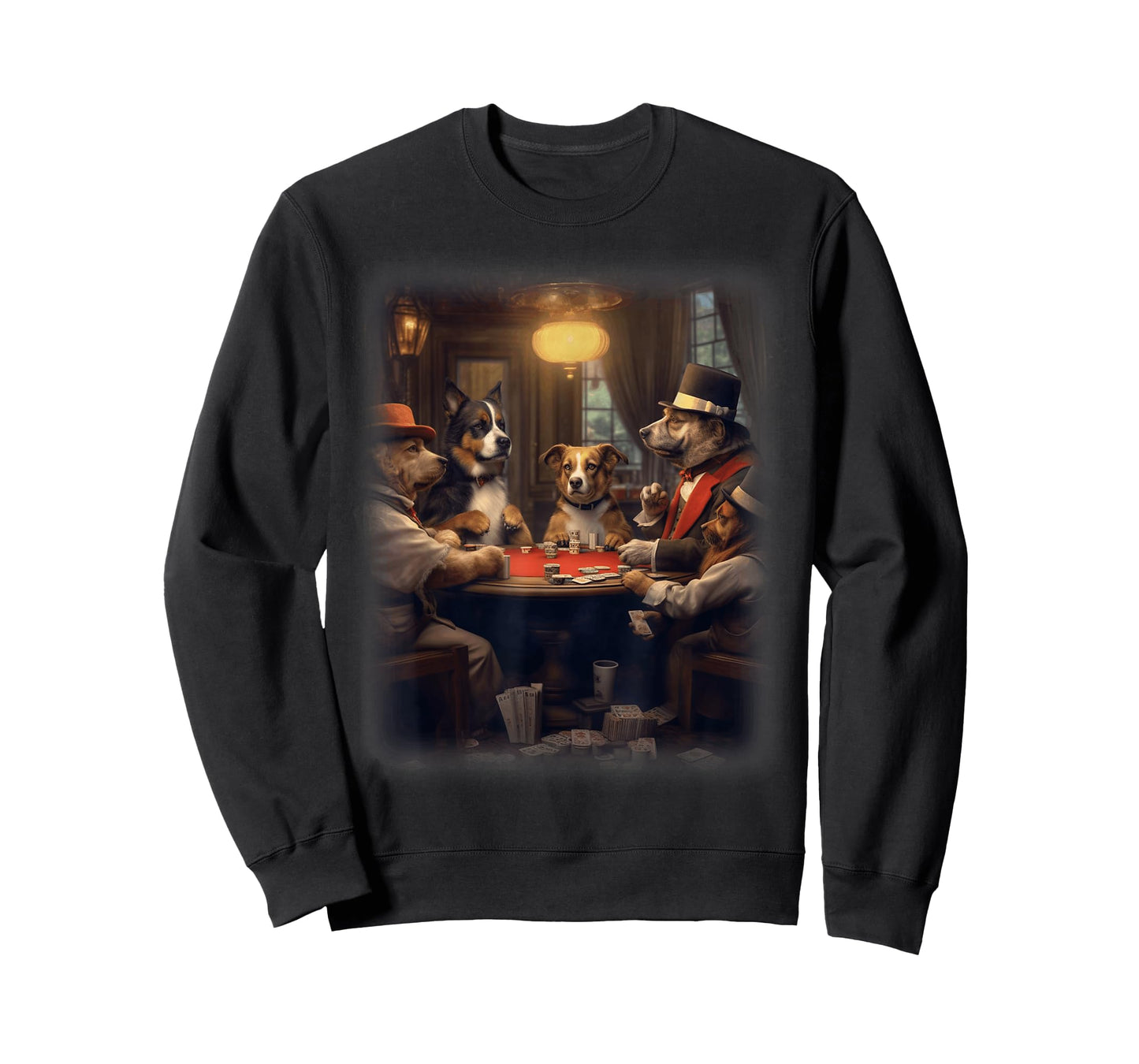 Dogs Playing Poker | A Friend in Need | Funny Dog Lover Art T-Shirt