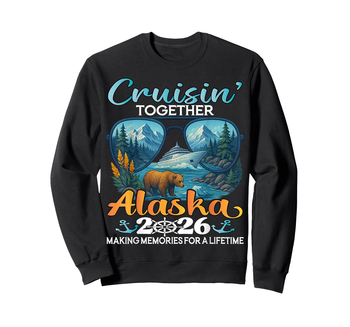 Cruisin Together Alaska 2026 Group Alaska Cruise Family T-Shirt