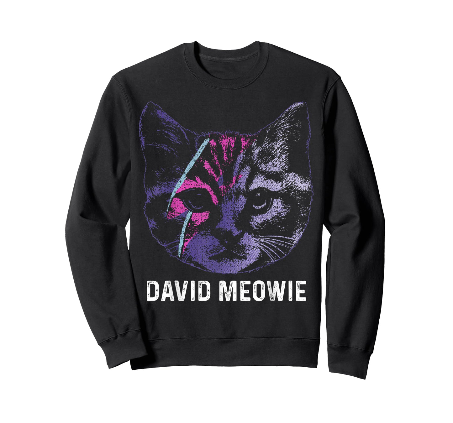 David Meowie Funny Cat Cat Lover T-Shirt
