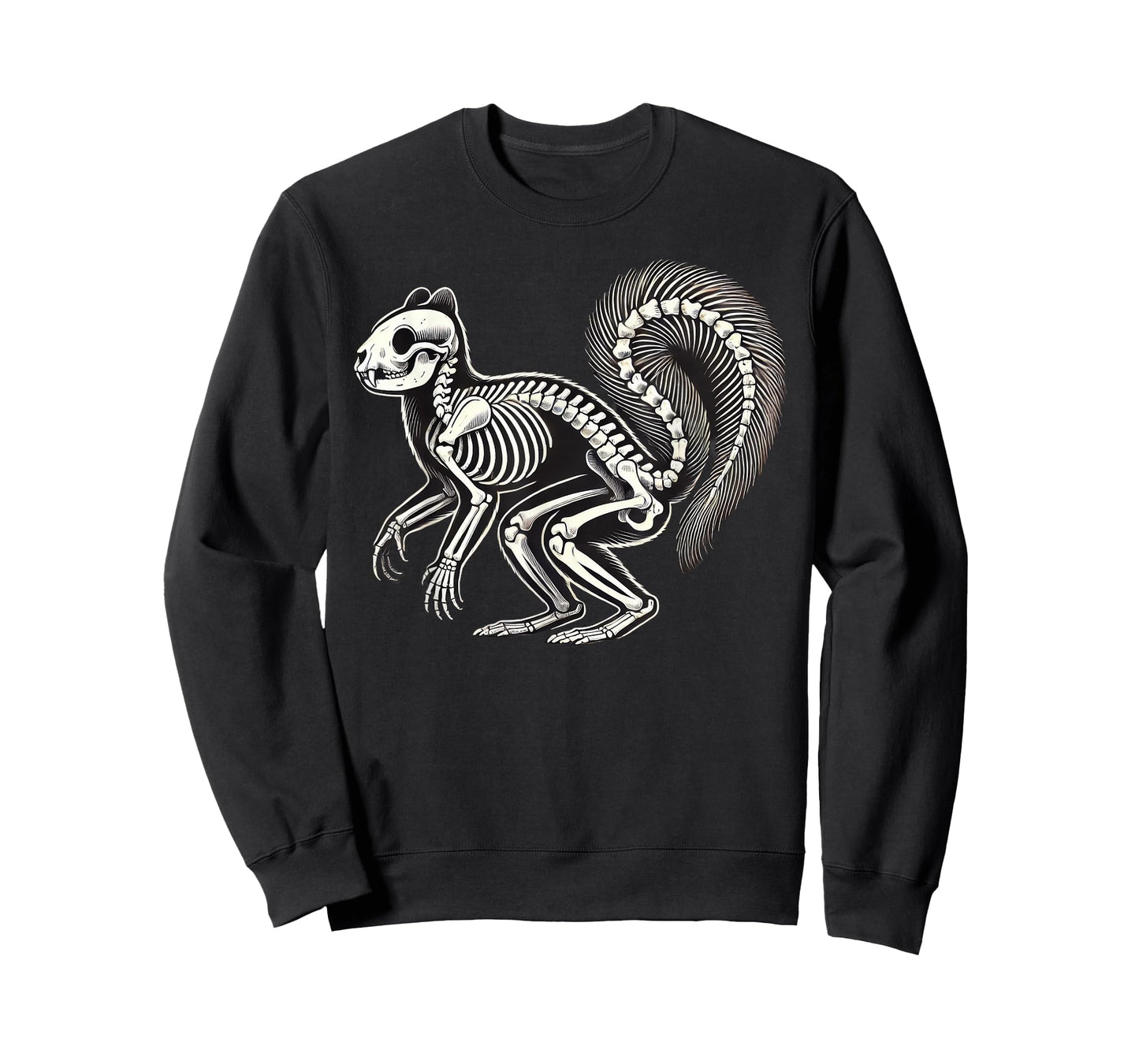 Squirrel Skeleton Halloween T-Shirt