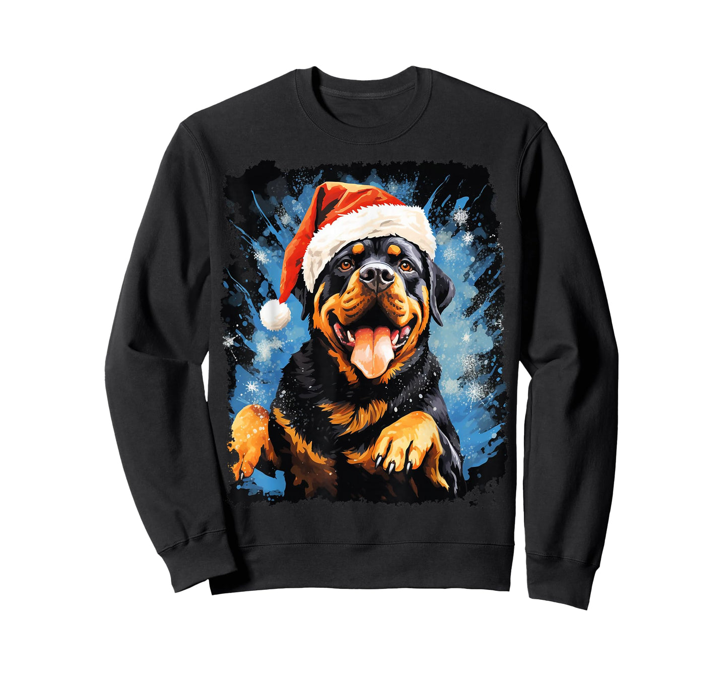 Dog Funny Rottweiler Christmas T-Shirt