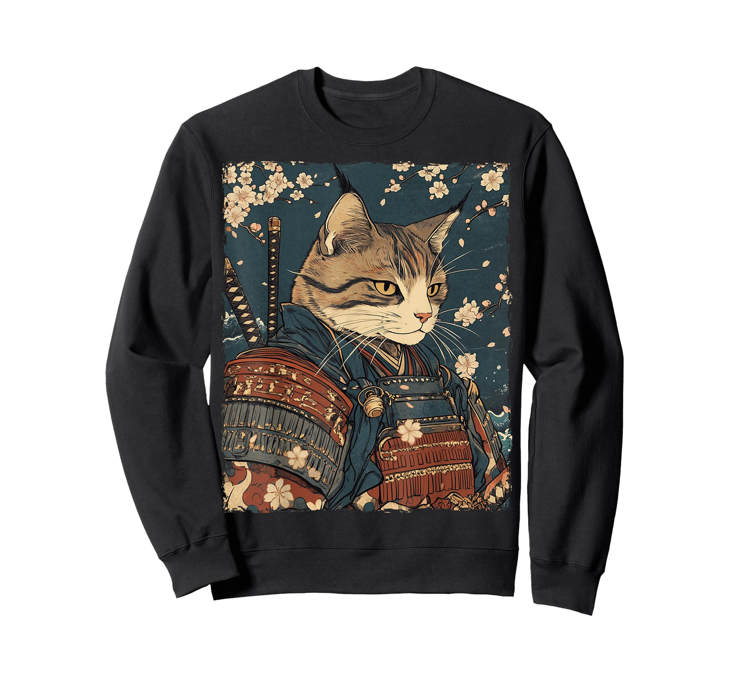 Funny Graphic Cat Japanese Anime T-Shirt