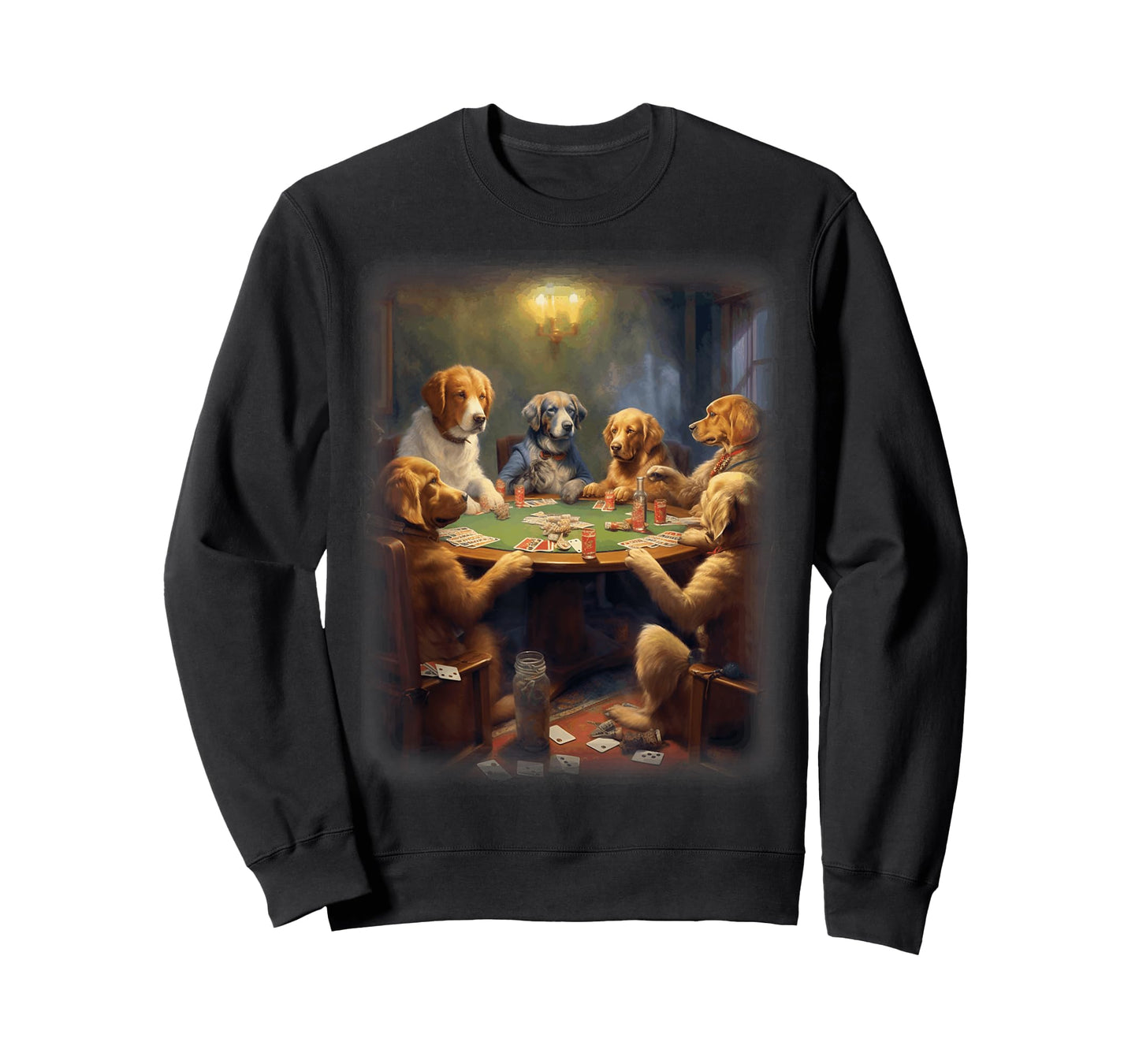 Dogs Playing Poker | A Friend in Need | Funny Dog Lover Art T-Shirt for Men Women
