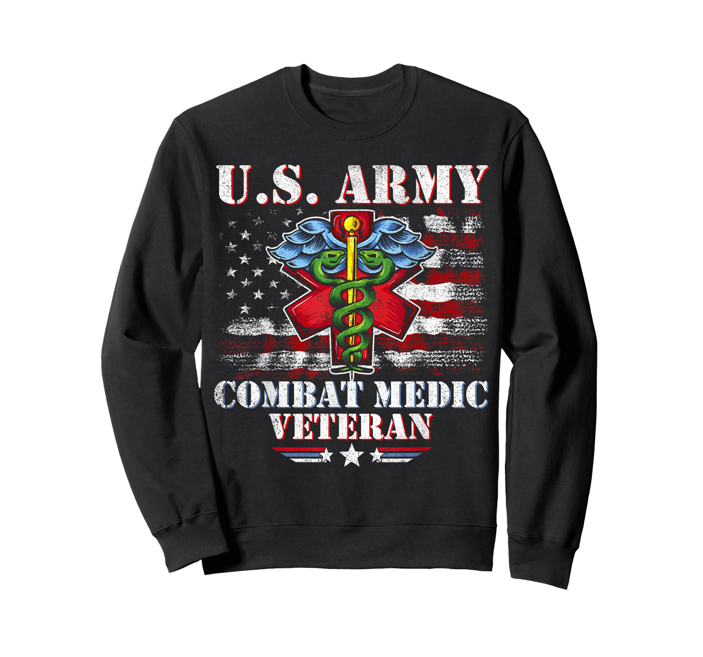 U.S Army Combat Medic Proud Veteran Medical Military Retired T-Shirt