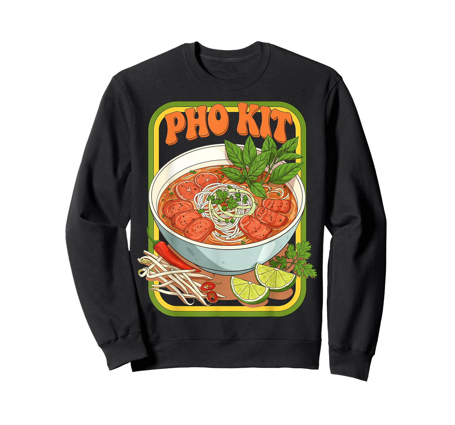 Groovy Pho Kit Vietnamese Soup Hot Sauce kit Food Lovers T-Shirt