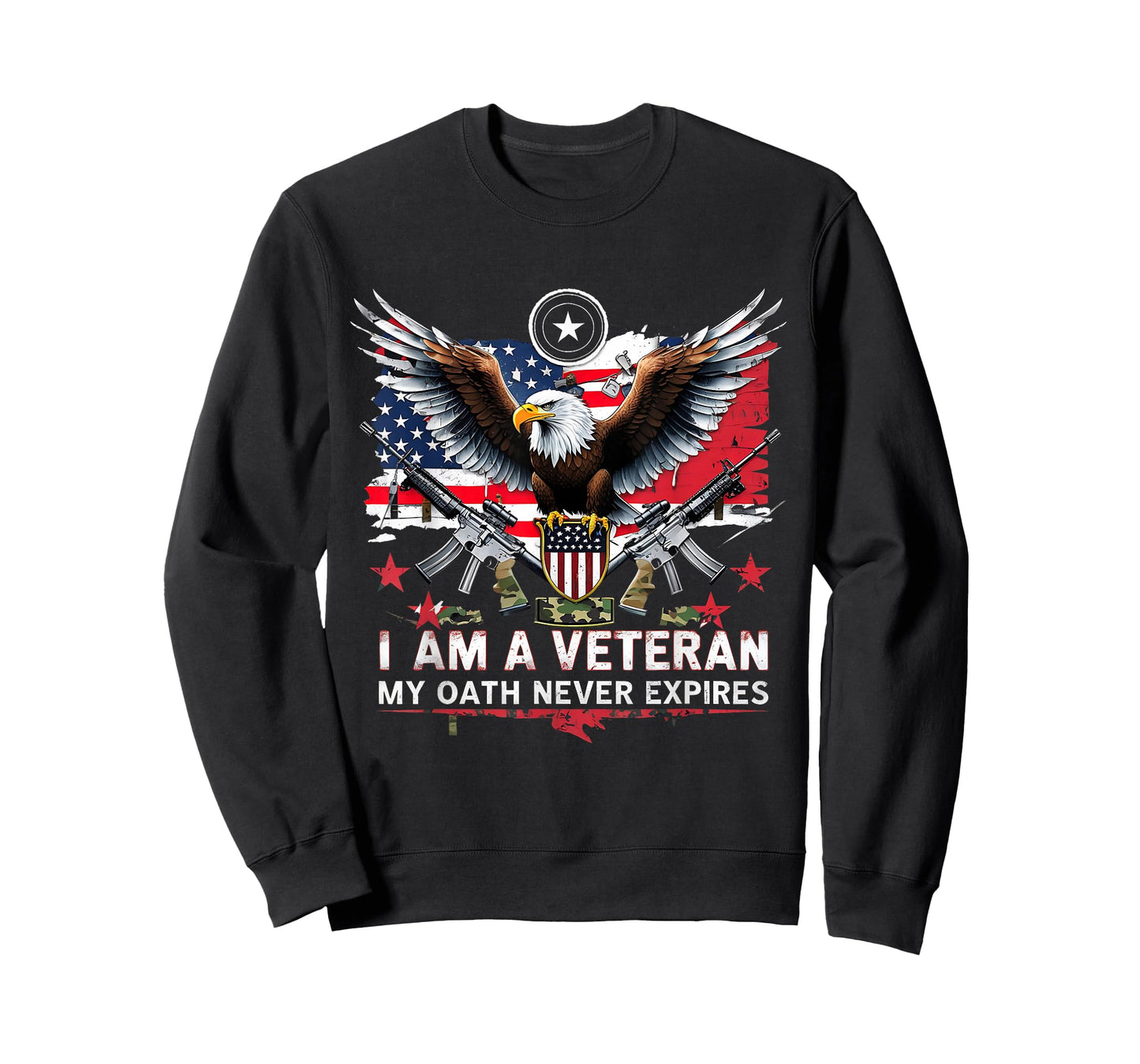 I Am A Veteran My Oath Never Expires Eagle Tee T-Shirt