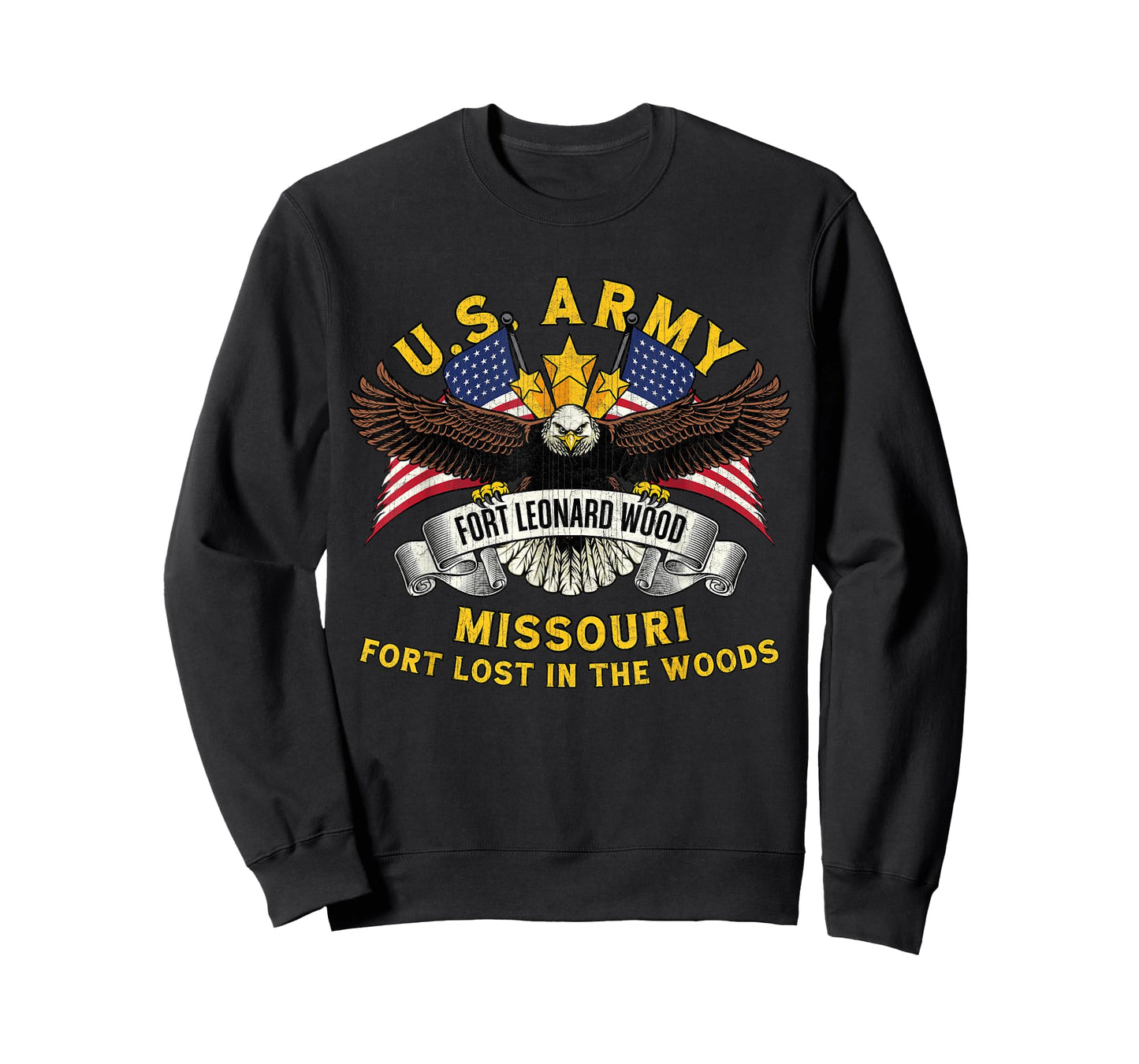 Fort Leonard Wood Missouri MO Military Base Veterans Day T-Shirt
