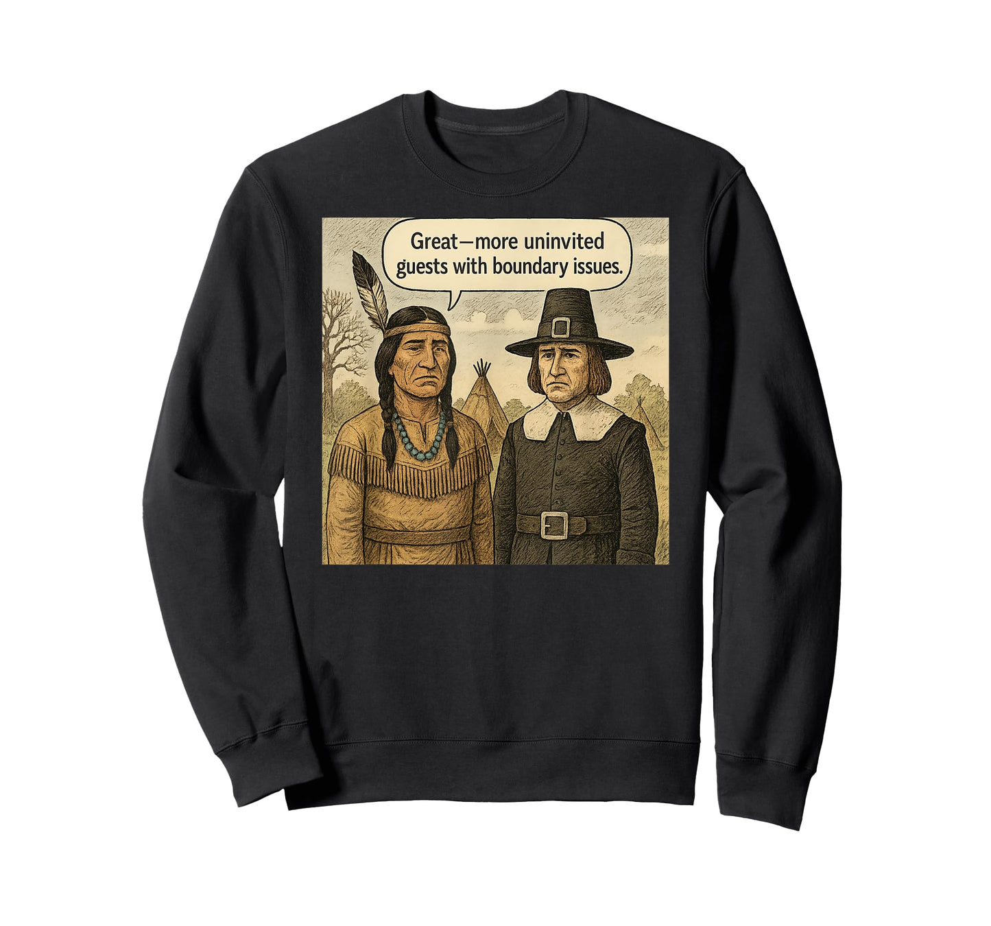 The Original Border Patrol illegal immigration joke, Indians T-Shirt