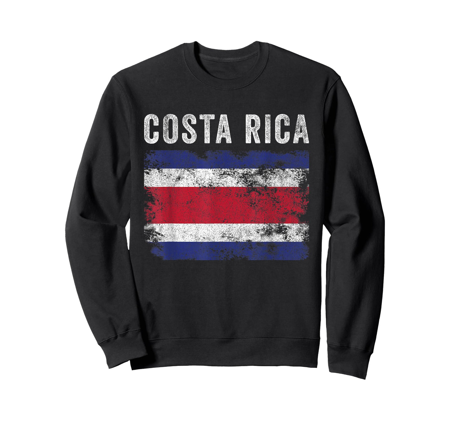 Costa Rica Flag Distressed - Men Women - Costa Rican Flag T-Shirt