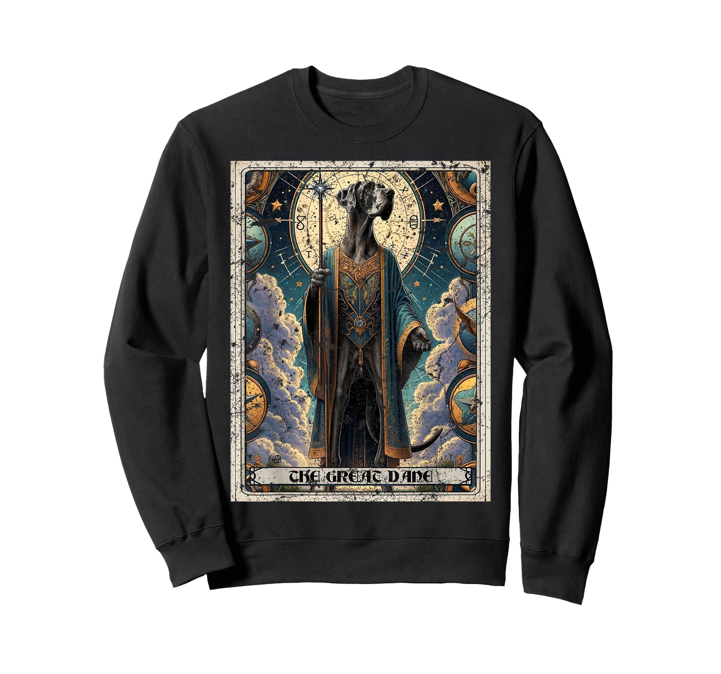 Great Dane Tarot Card Dog T-Shirt