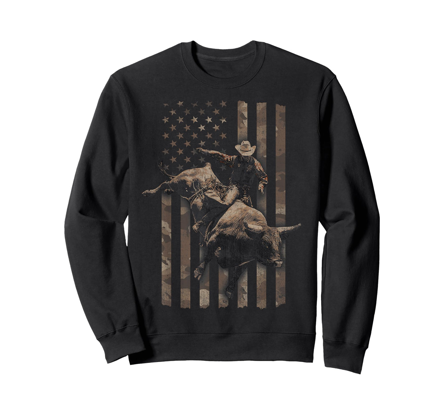 Western Rodeo American Flag T-Shirt