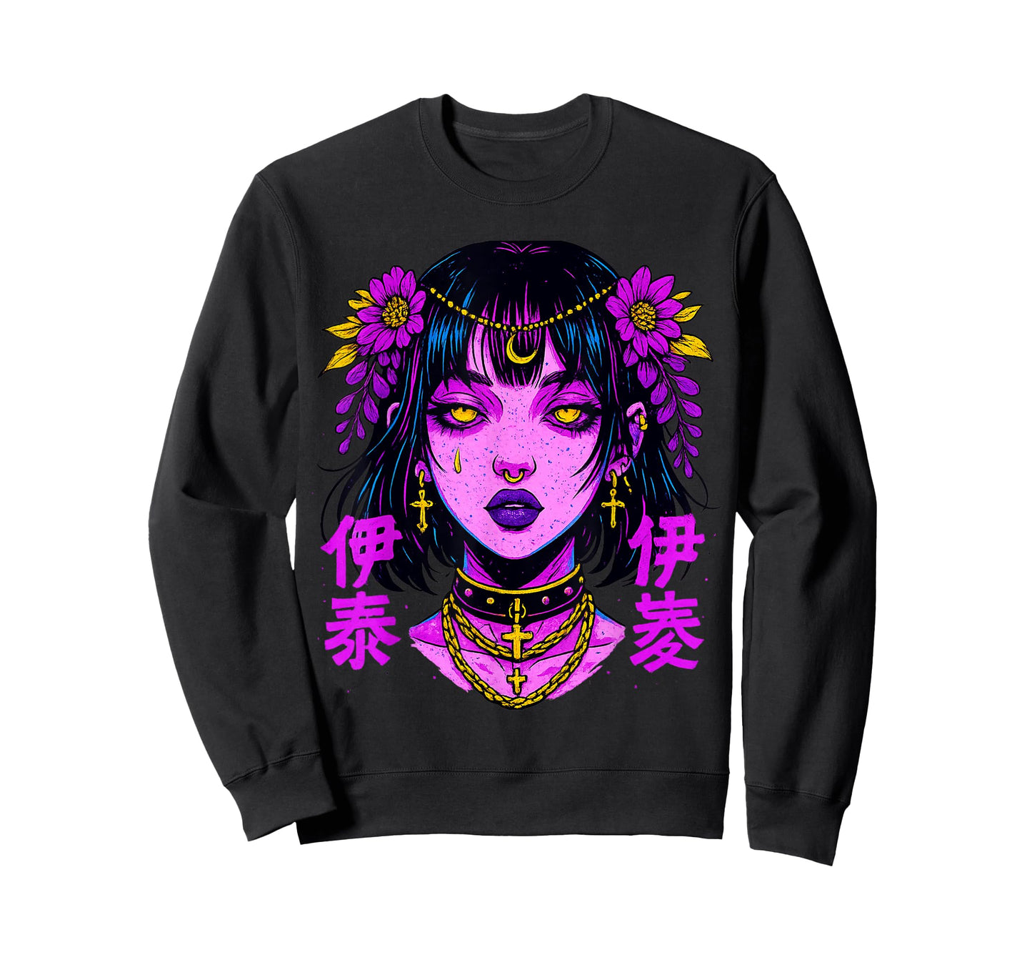 Japanese Futuristic Fashion | Retro Techwear | Anime Manga T-Shirt