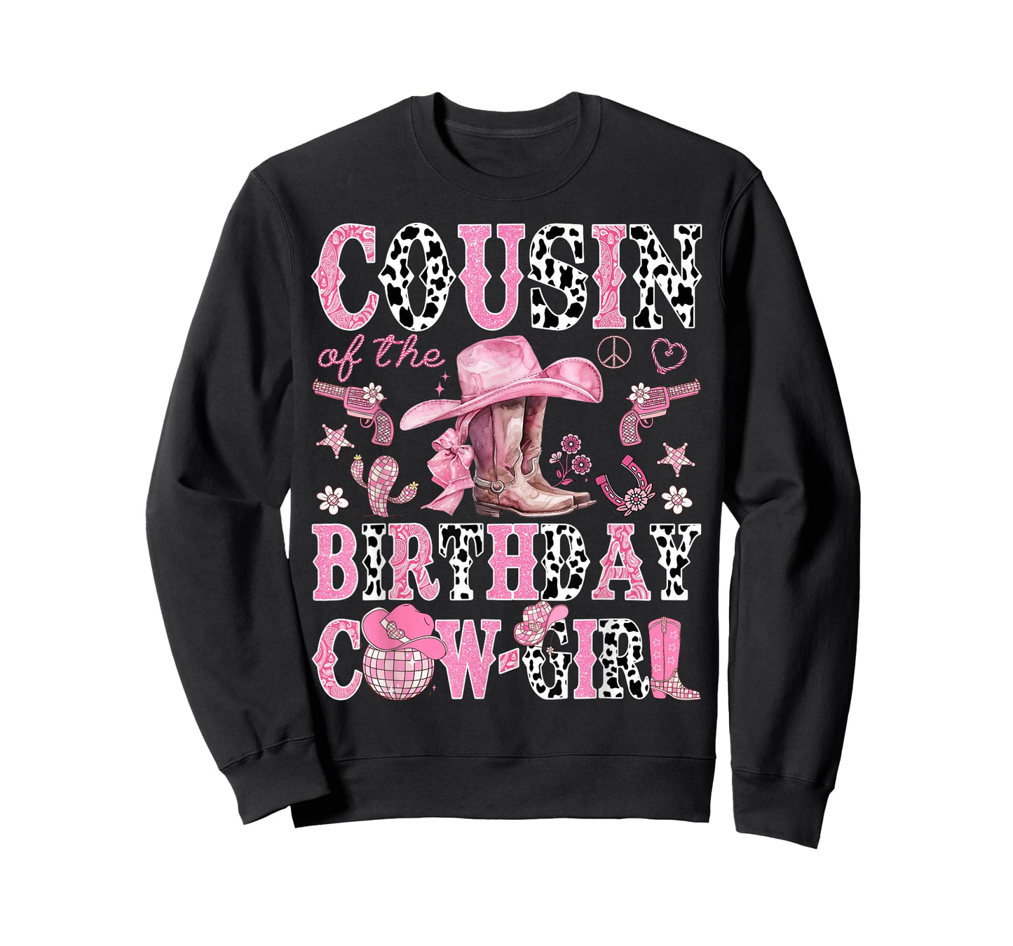 Cousin Of The Birthday CowGirl Rodeo Cousin Western T-Shirt