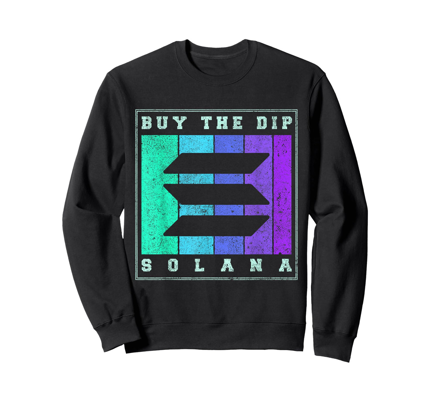 Retro Buy The Dip Solana SOL Crypto Apparel | Vintage Solana T-Shirt