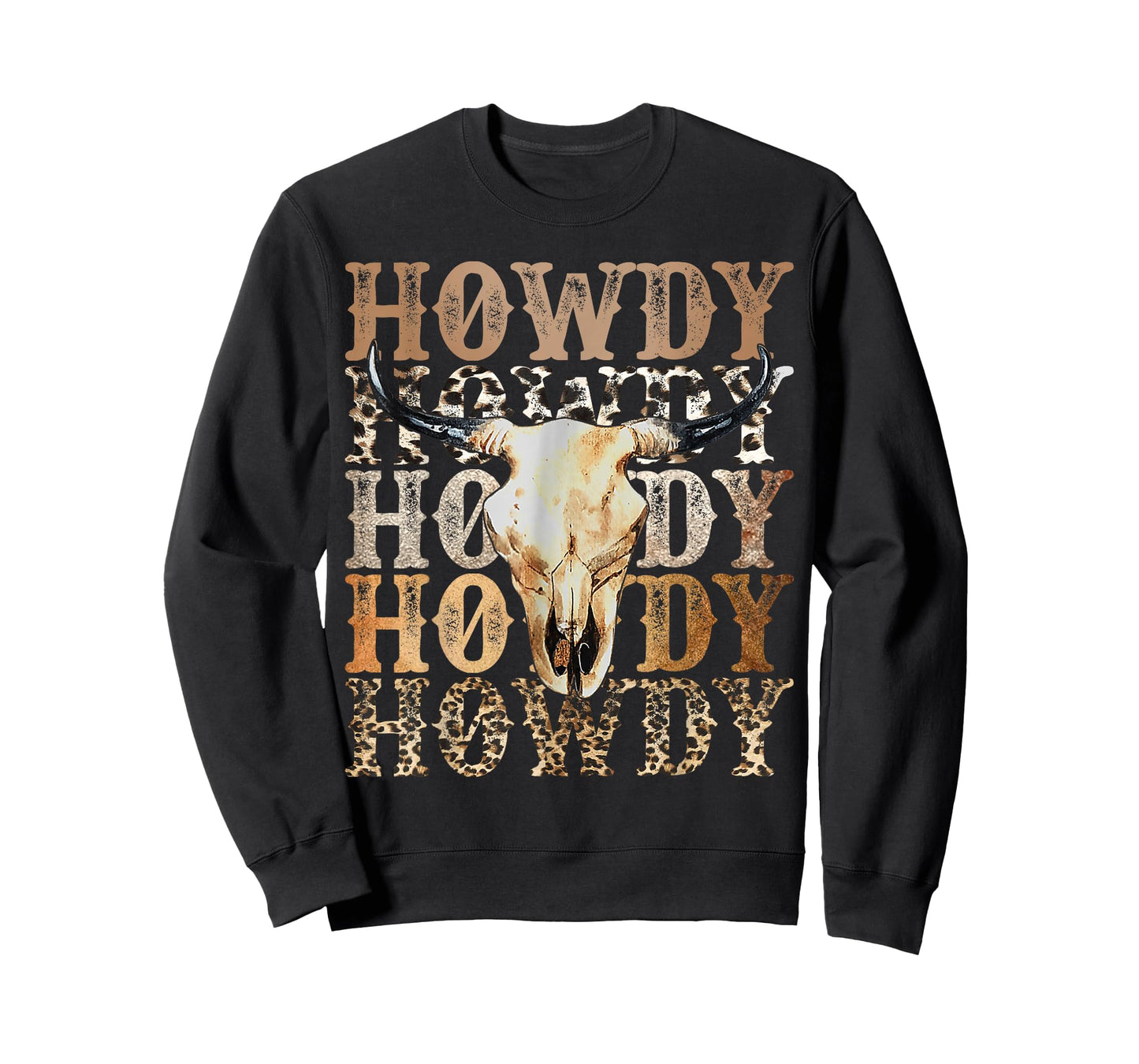 Retro Howdy Cowboy Cowgirl Western Rodeo Mens Women T-Shirt