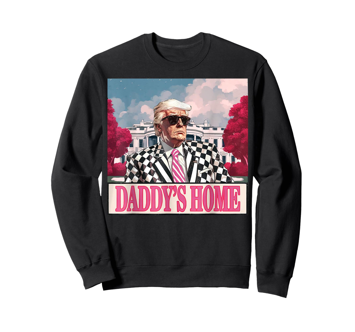 Trump 2025 Take America Back Daddy's Home Trump Pink 2025 T-Shirt