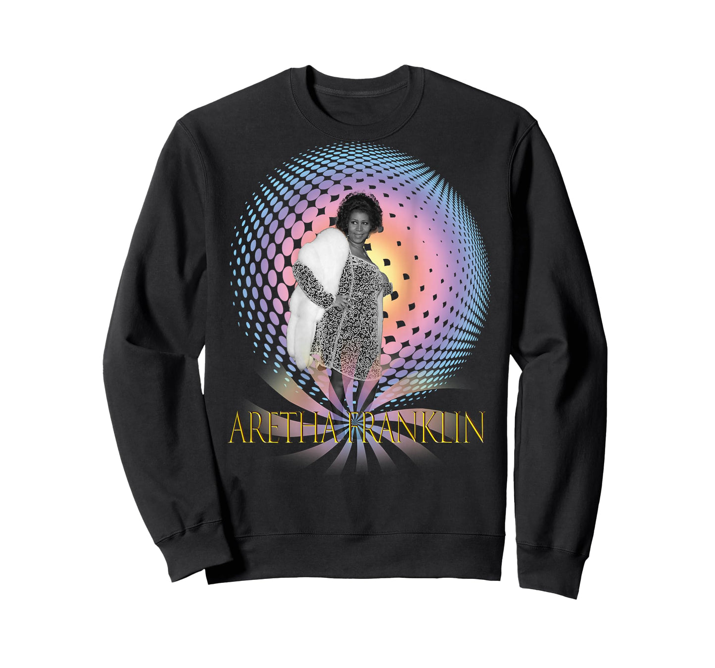Aretha Franklin_002_Back Printed T-Shirt