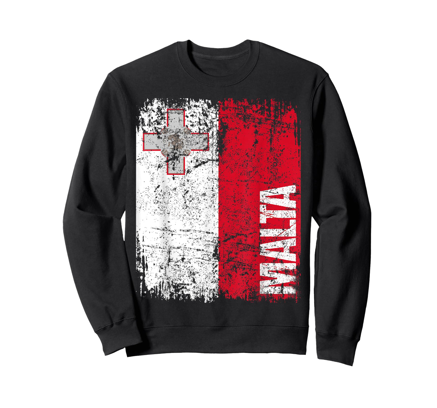 MALTA Flag Vintage Distressed MALTA T-Shirt