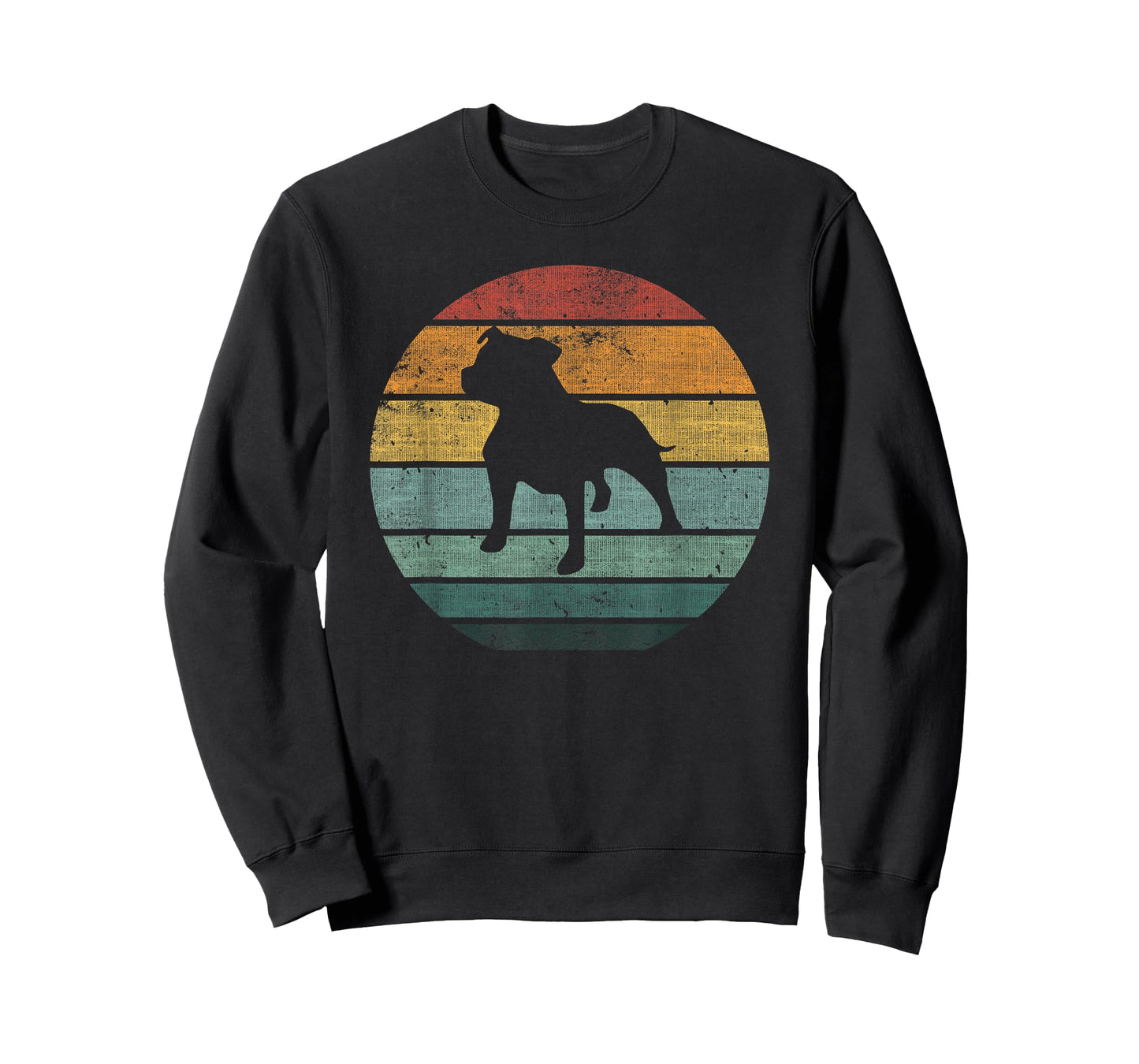 Staffordshire Bull Terrier Staffy Dog Breed Retro Vintage T-Shirt
