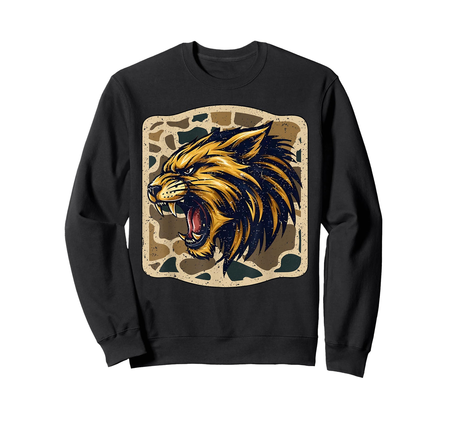 Wildcats Camo Football Game Day School Mascot Team Spirit T-Shirt