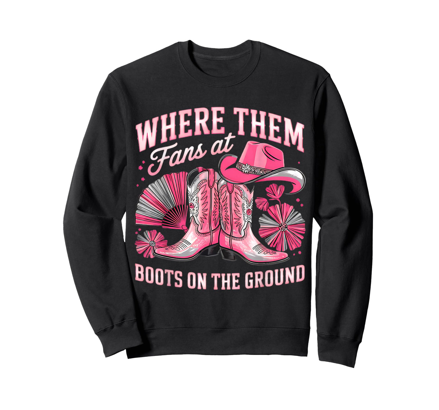 Boots On The Ground Where Them Fans At T-Shirt
