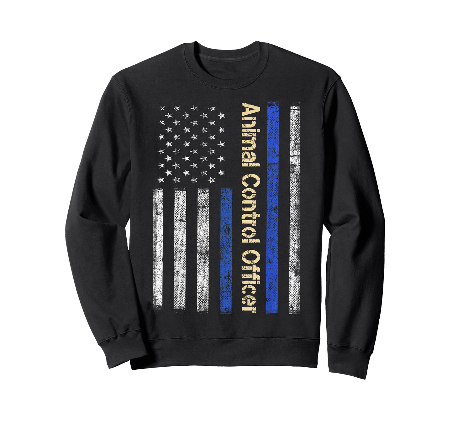 Vintage USA Animal Control Officer American Flag Patriotic T-Shirt