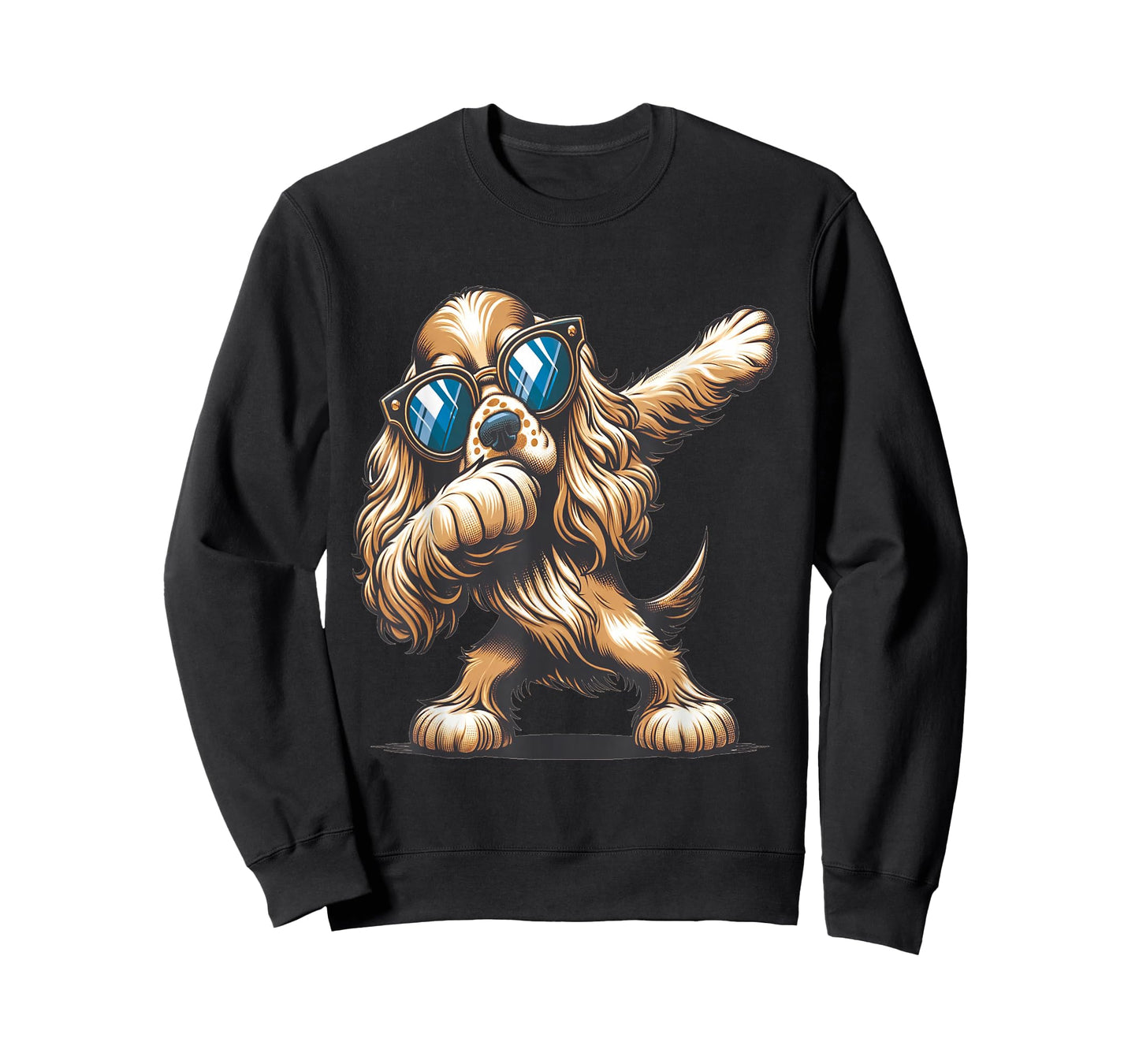 Dab American Cocker Spaniels Dancing Dabbing Dog T-Shirt